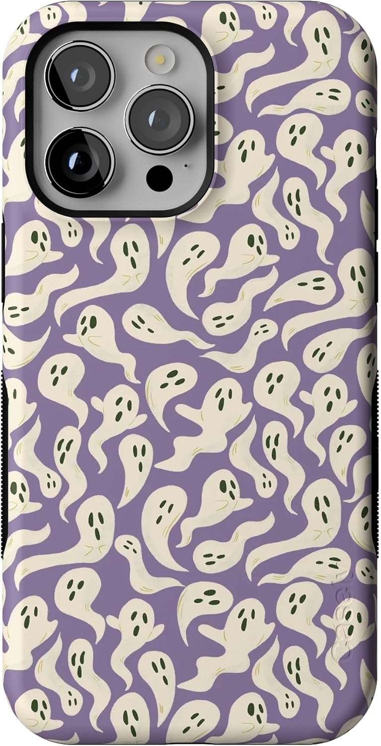 Casely iPhone 14 Pro Case - Bold Protective Design in Purple Ghost