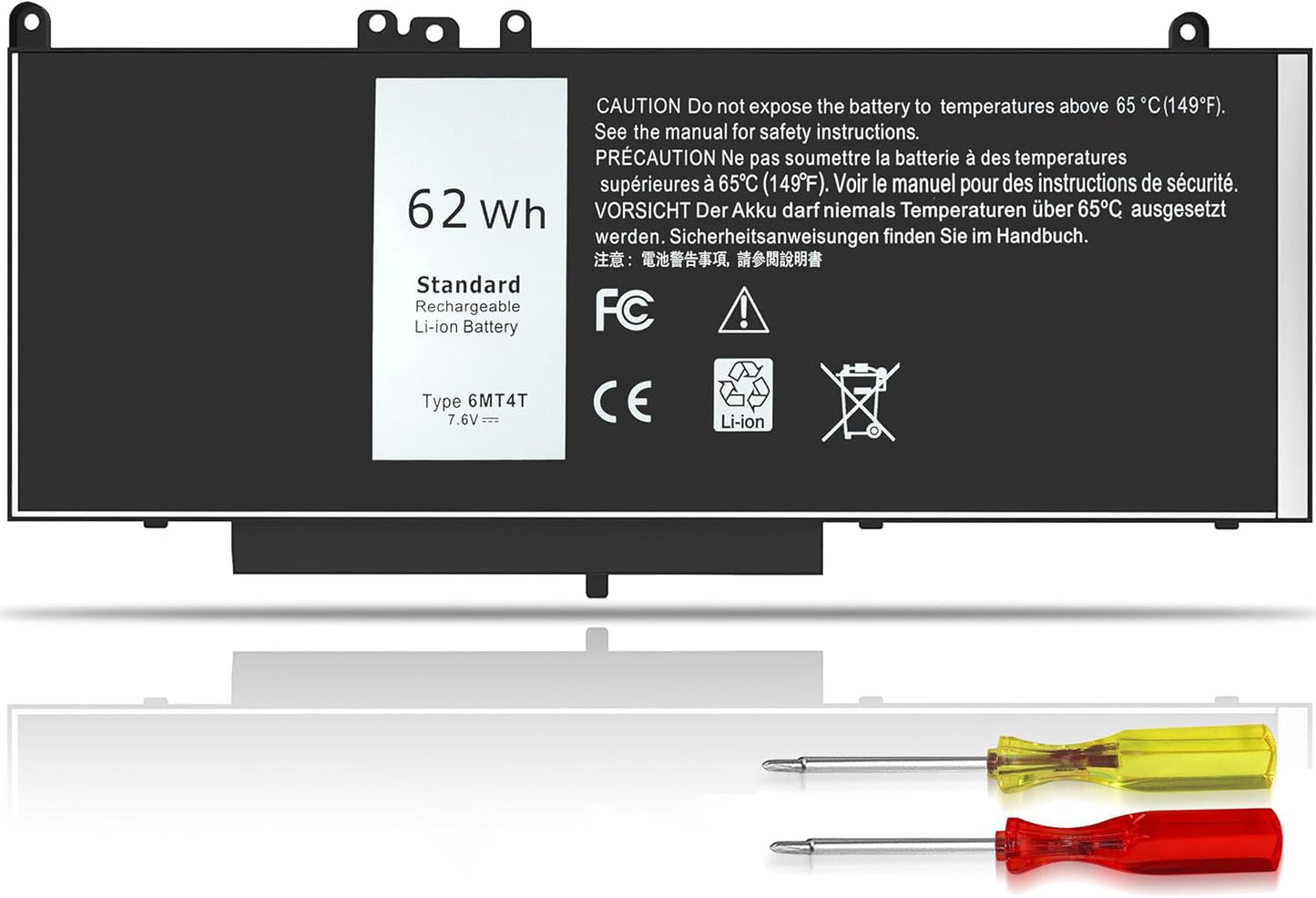 6MT4T Battery Replacement for Dell Latitude E5470 E5570 Series