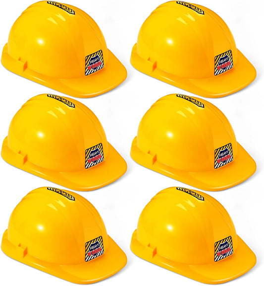 6-Pack Cutecrop Kid's Construction Hard Hats
