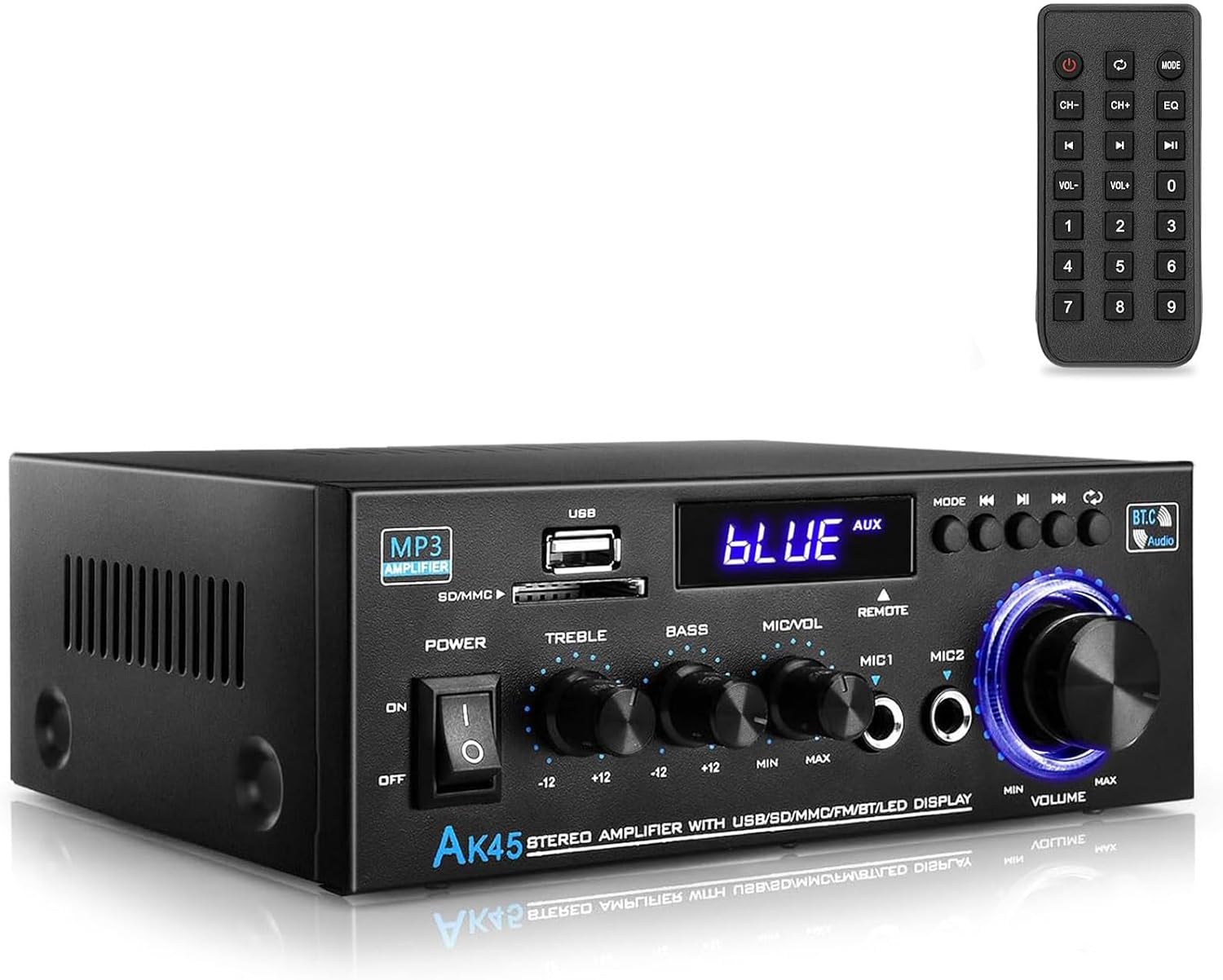 300W Bluetooth Stereo Amp System with Remote - WOOPKER