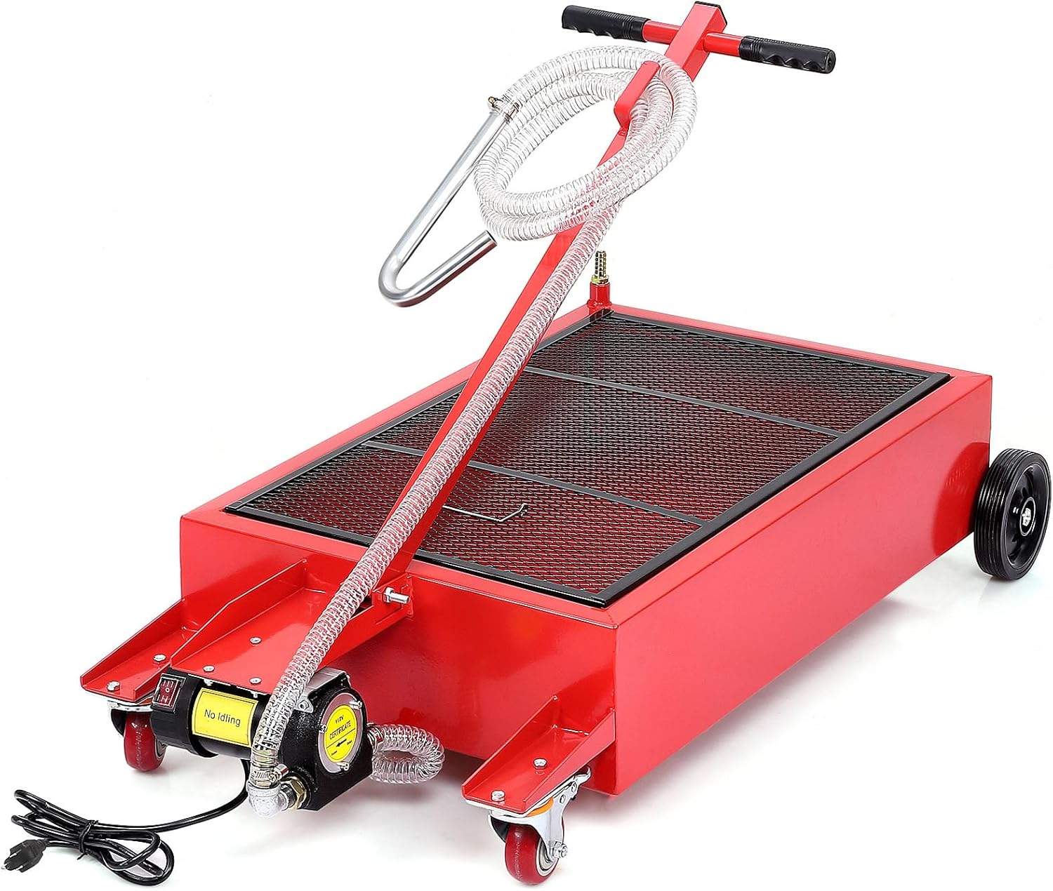 Low Profile Electric Oil Drain Cart with 20 Gallon Capacity