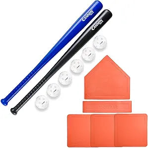 Plastic Baseball Bat and Ball Set for Backyard Fun and Skills