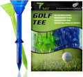 Anti-Spin Plastic Golf Tees 40 Pack | Durable & Stable Tees