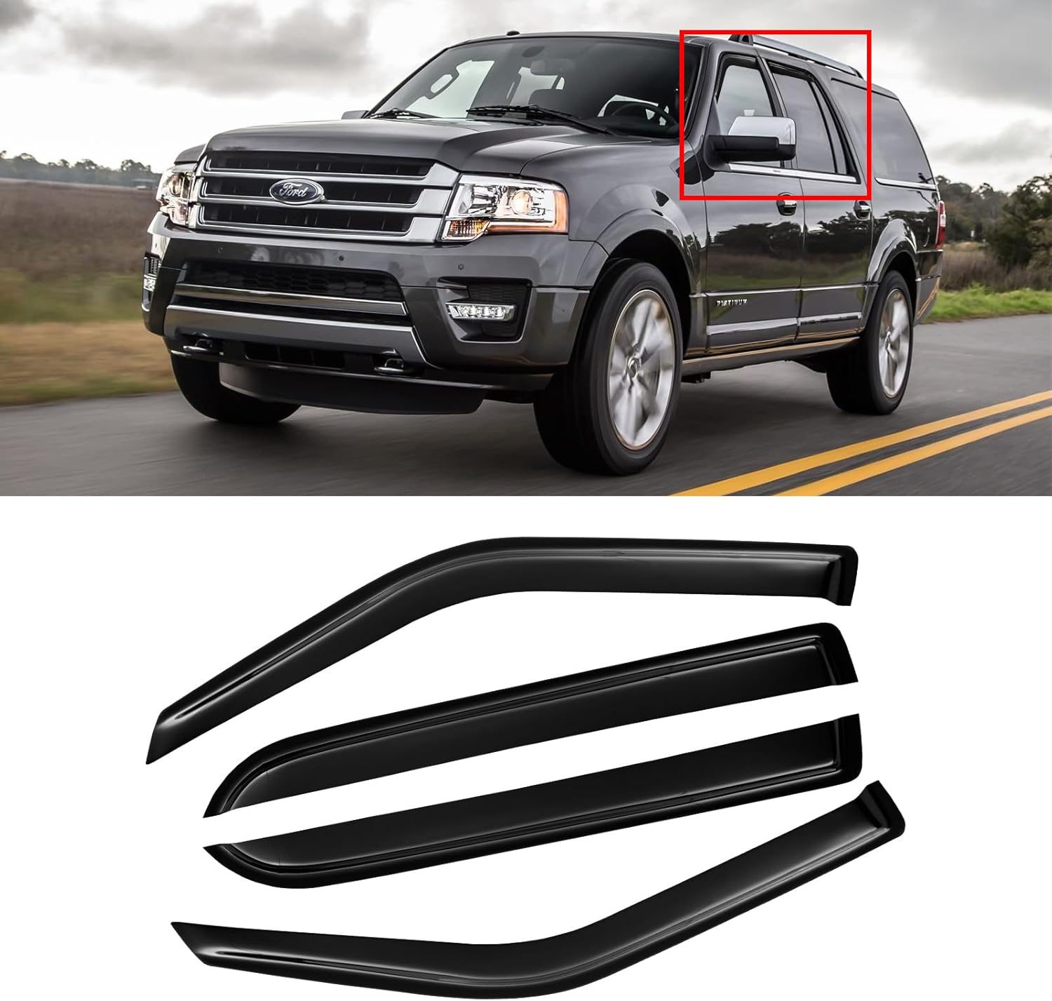 Window Visors for Ford Expedition and Lincoln Navigator Models