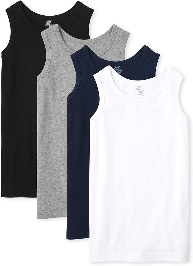 Boys' Mix and Match Tank Top Set - Perfect for Summer Fun