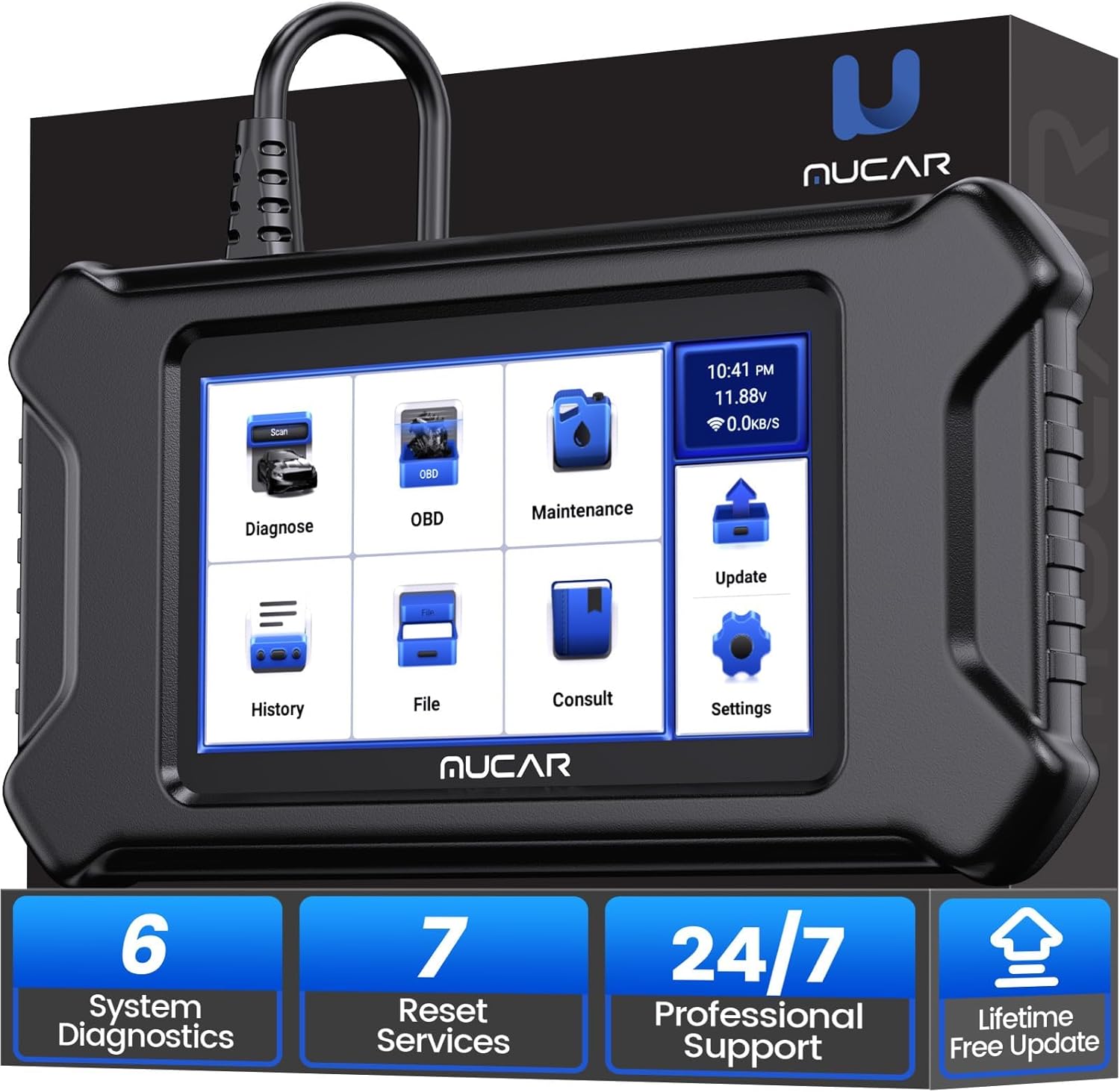 MUCAR CS6 OBD2 Scanner: Advanced Diagnostic Tool for Cars