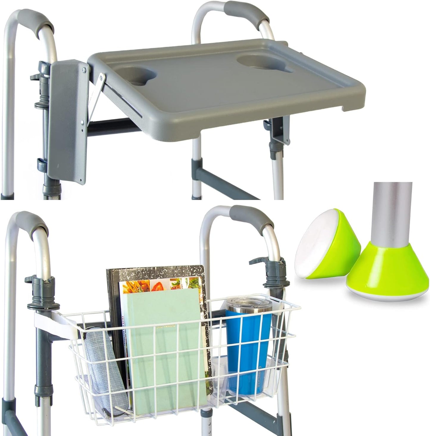 HealthSmart Walker Accessory Kit for Enhanced Mobility Support