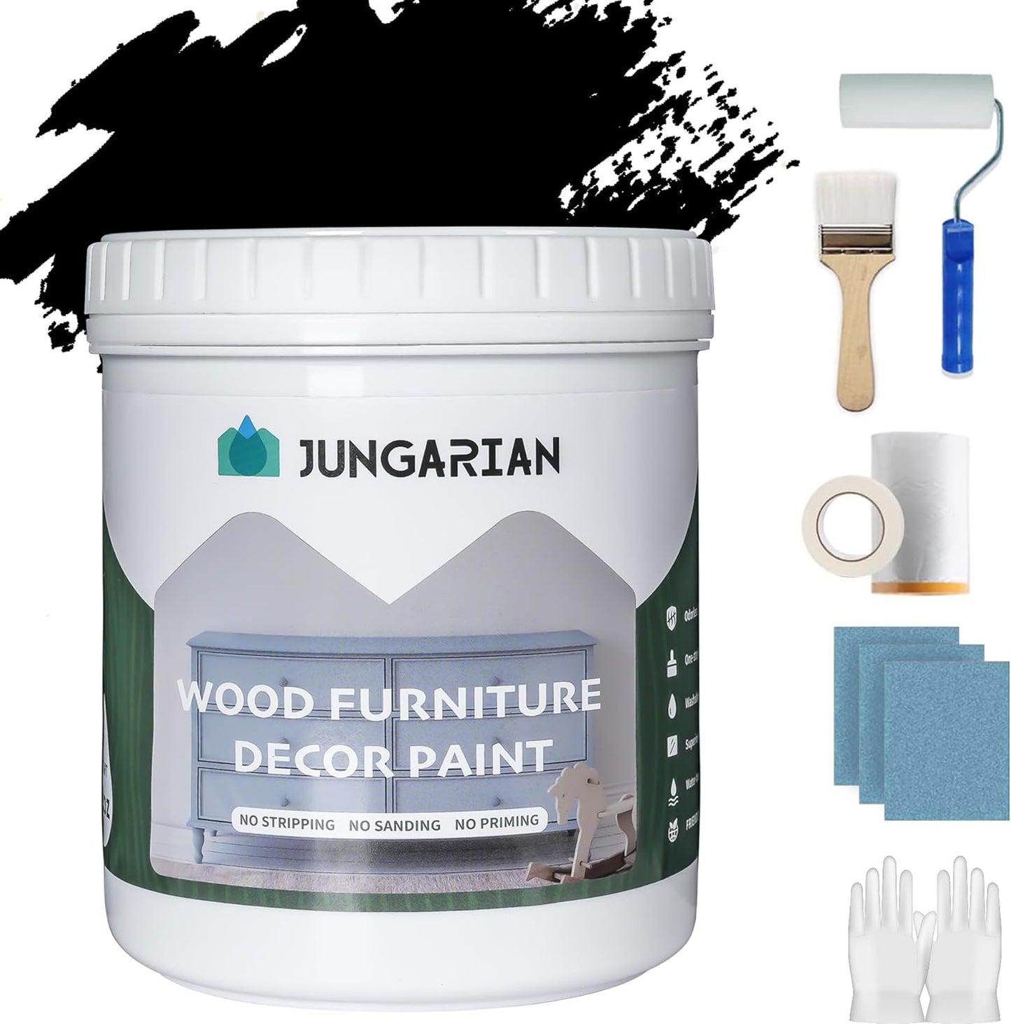 All-in-One Furniture Paint Kit for Indoor and Outdoor Use