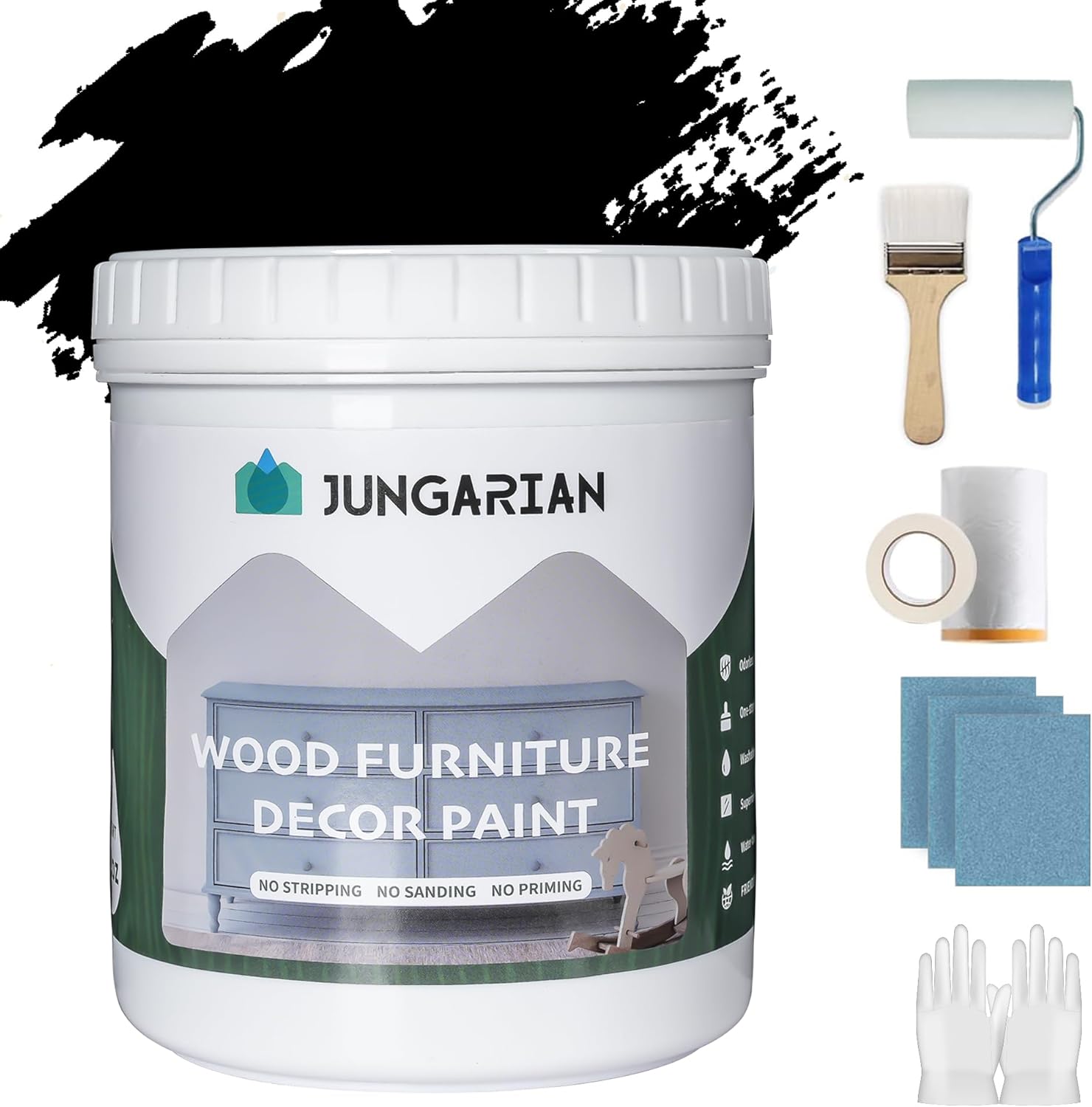 All-in-One Furniture Paint Kit for Indoor and Outdoor Use