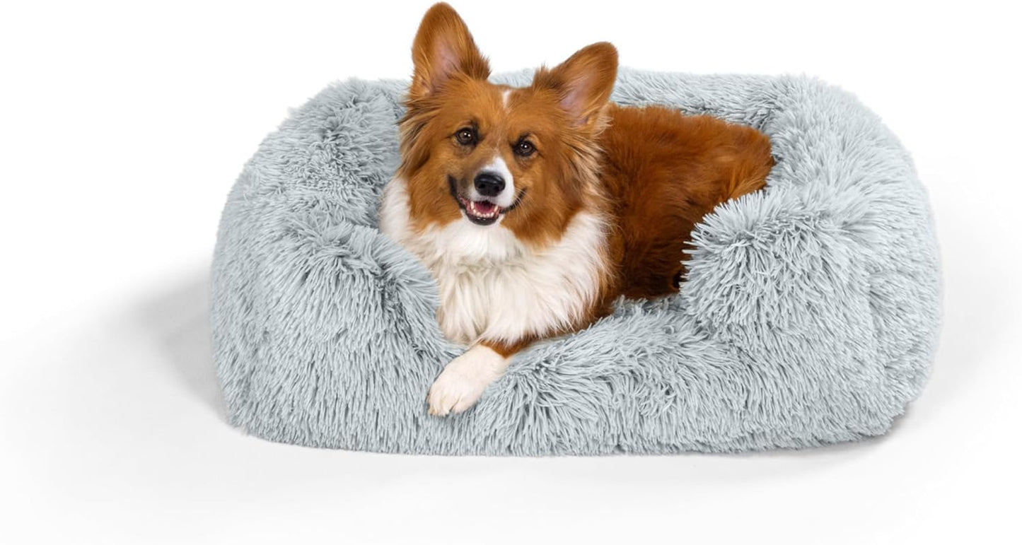 Best Friends Shag Lounge Bed for Dogs - Calming Faux Fur Comfort