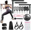 Pilates Bar Kit with Resistance Bands - Portable Full-Body Trainer