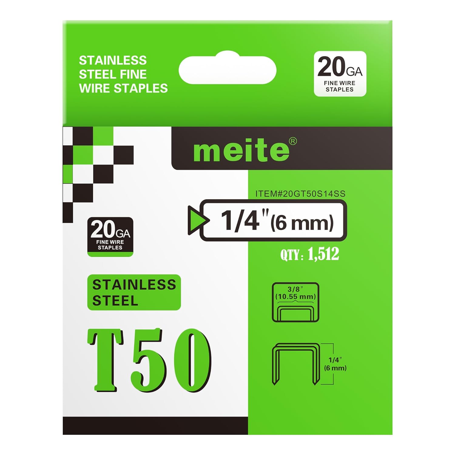 Durable Stainless Steel T50 Staples for Heavy Duty Stapling