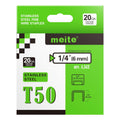 T50 Stainless Steel Staples 1/4 in 304 SS - Marine Grade