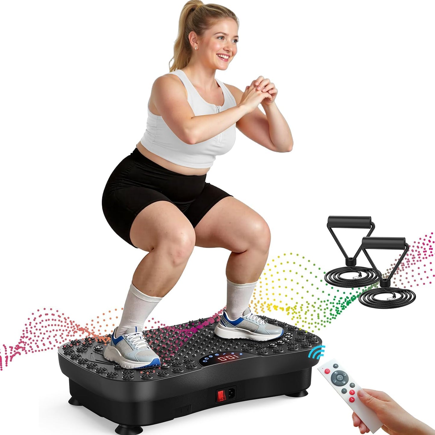 AXV Vibration Plate Exercise Machine for Whole Body Workout