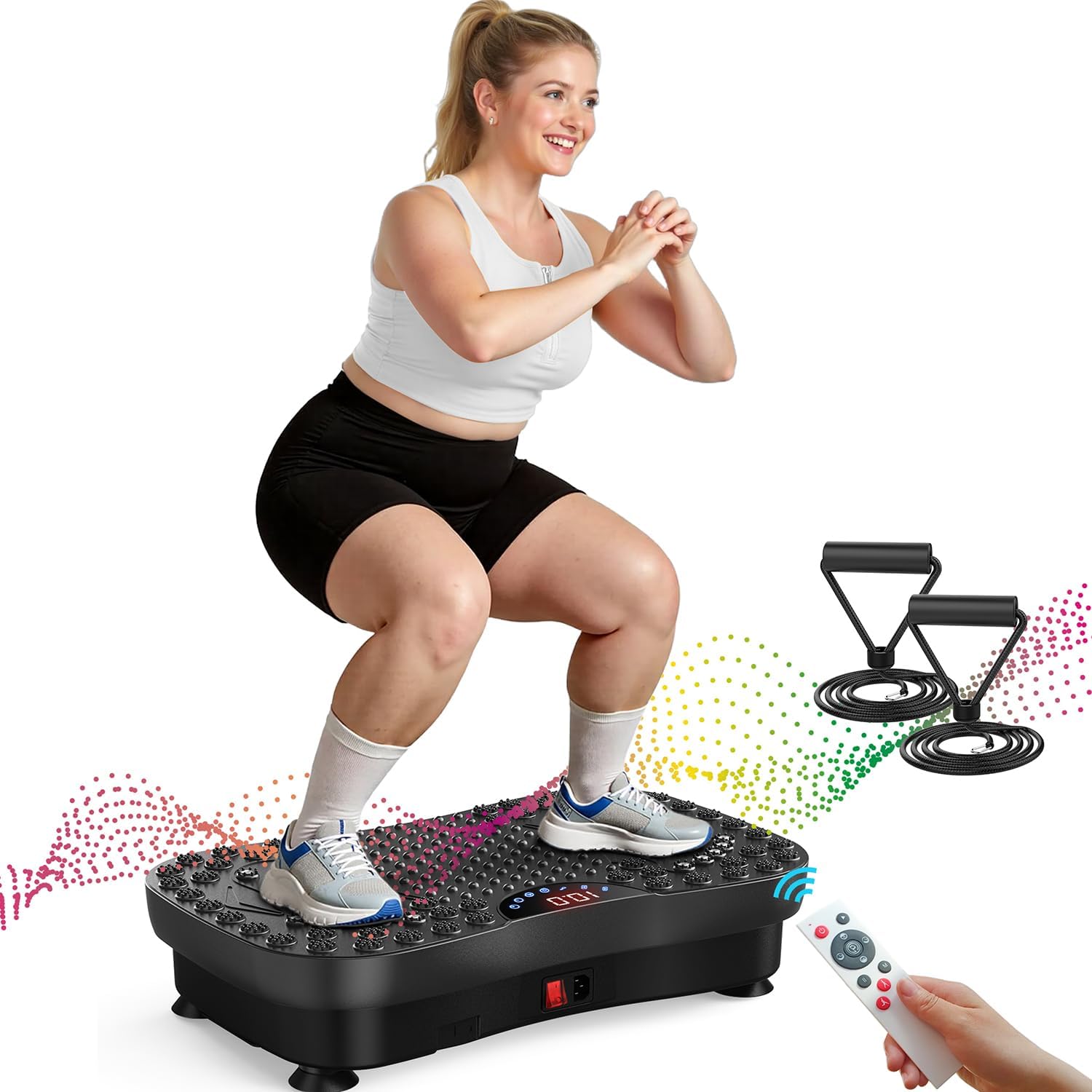 AXV Vibration Plate Exercise Machine for Whole Body Workout