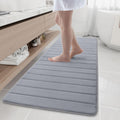 Buganda Memory Foam Bath Mat Runner, 70 in x 24 in - Ultra Soft