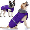 Doglay Dog Coat Waterproof Winter Jacket - Warm Fleece Lining Pet