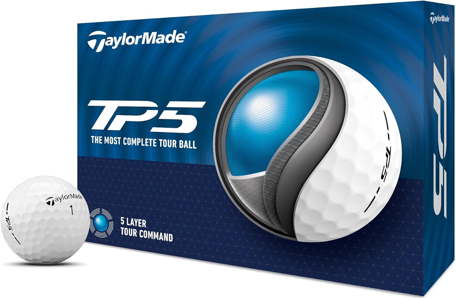 TaylorMade Golf TP5 Golf Balls for Enhanced Performance