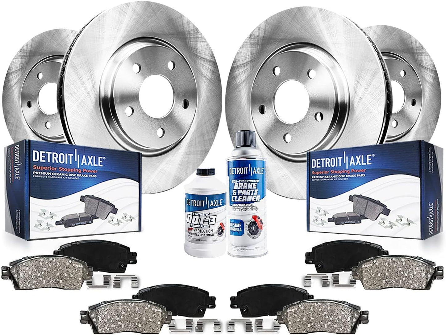 Brake Kit for Chevrolet Equinox GMC Terrain with Premium Pads