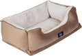 Serta Orthopedic Cuddler Dog Bed Large - Plush Bolster Support