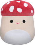 Squishmallows Original 16-In Malcolm Mushroom Plush - Soft Goalie
