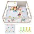 Fodoss Baby Playpen with Mat 59x59in - Extra Large Safe Play Area