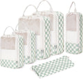 Compression Packing Cubes for Travel - Narwey 6 Set Carry-On