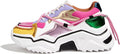 Women's Platform Colorful Fashion Sneakers - Retro Chunky Walking
