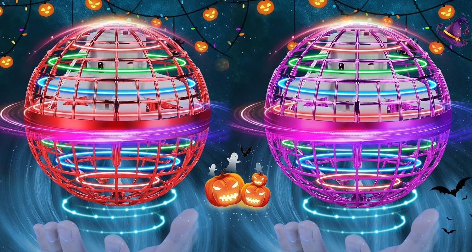 Flying Orb Ball Toy - 2 Pack Magic Hover Ball for Fun