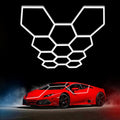 Hexagon Garage Light Fixture 52800LM Super Bright Honeycomb LED