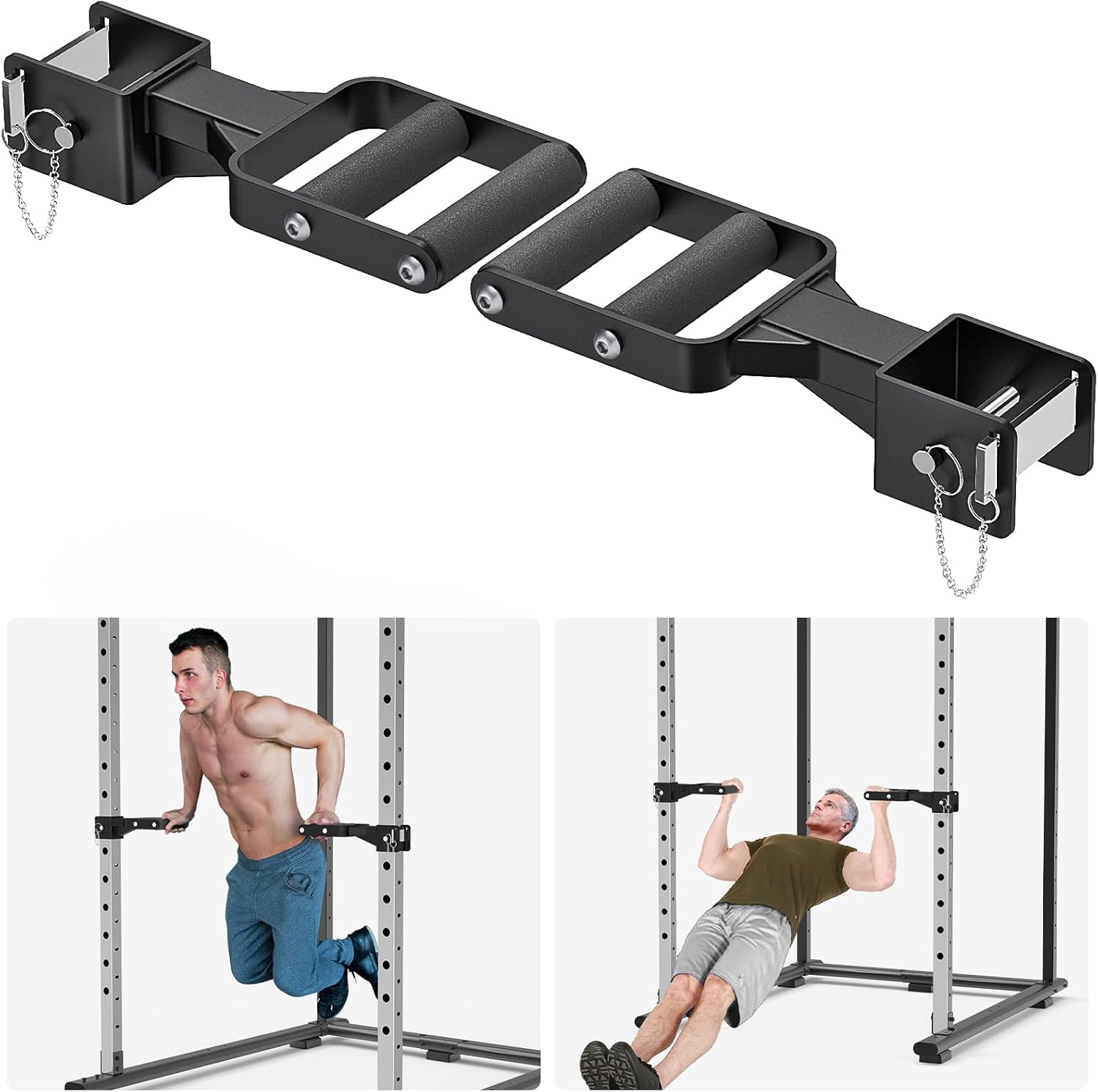 Kipika Multi-Grip Dip Bars: Enhanced Home Fitness