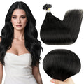 Full Shine Utip Human Hair Extensions 20 in 50 Strands - Natural