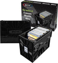 BCW Graded Comic Book Bin with Partition Black - Stackable Slab