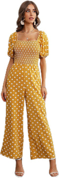 Floral Summer Jumpsuits for Women - Dressy Casual One Piece