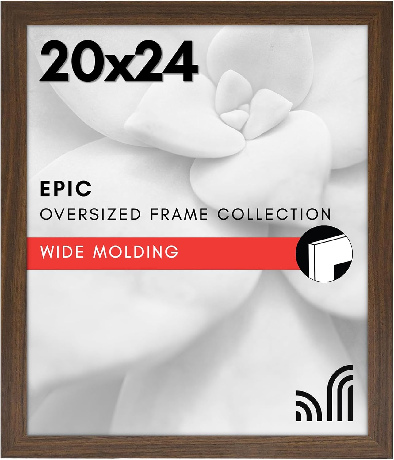 20x24 Picture Frame with Polished Plexiglass for Your Art