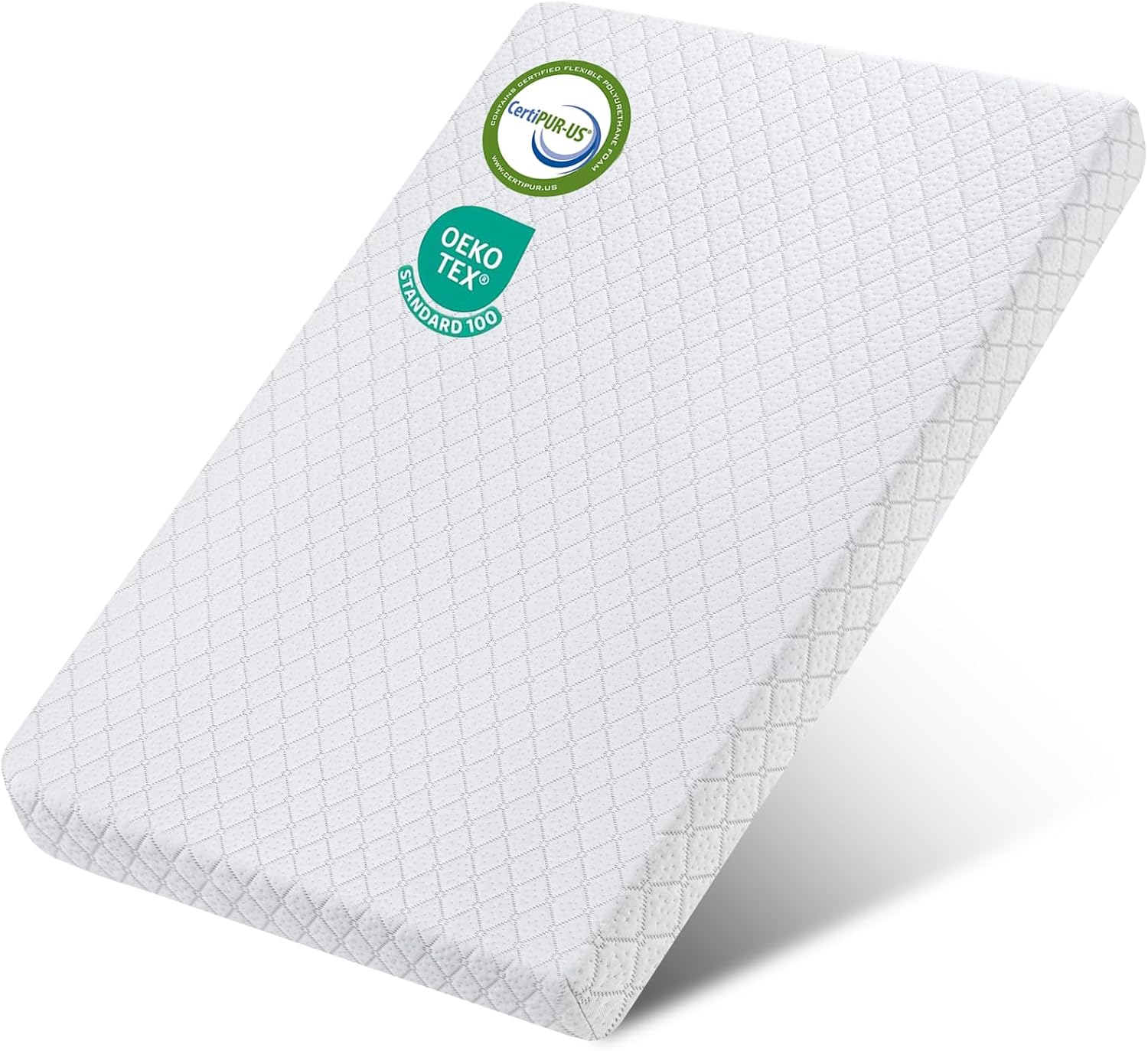 Pack and Play Mattress 38x26 Dual-Sided Memory Foam Comfort