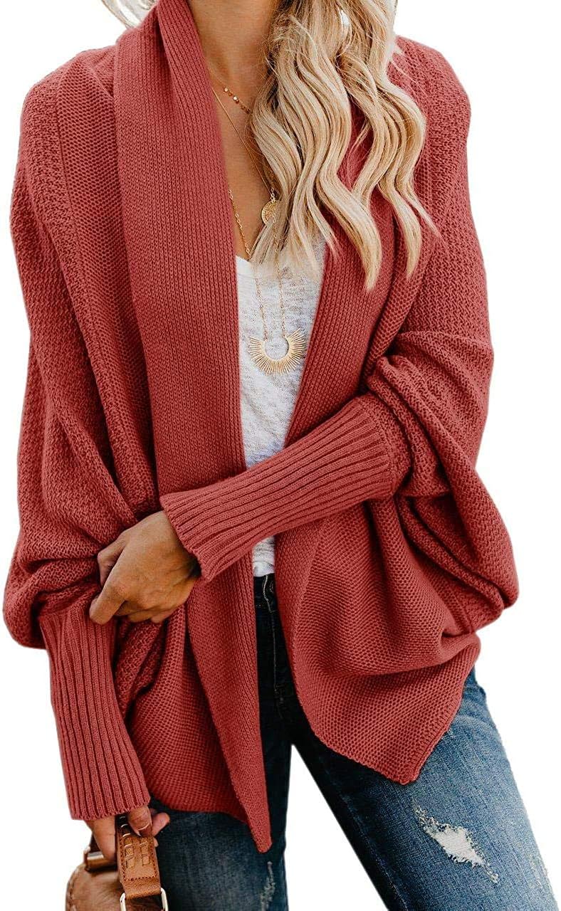 Mafulus Women's Oversized Chunky Knit Cardigan for All Seasons