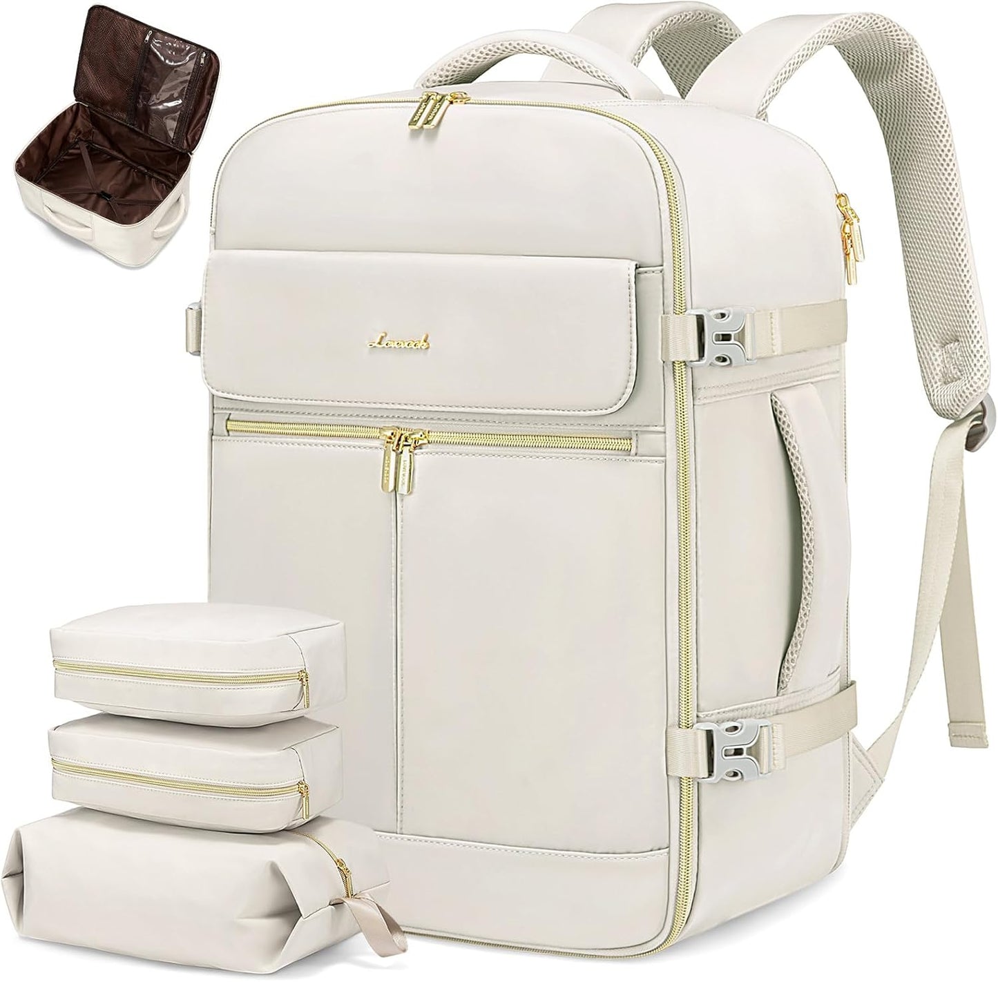 LOVEVOOK 40L Large Carry On Travel Backpack for Women, Waterproof