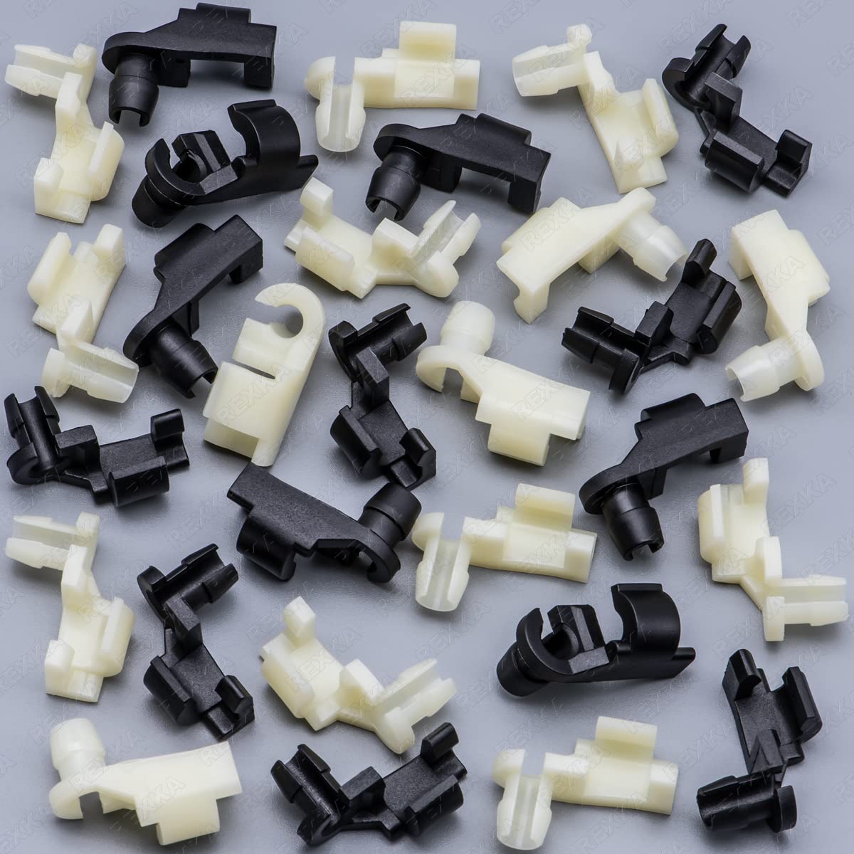 Rexka Door Handle Lock Rod Clip Kit - Easy Installation