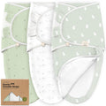 Baby Swaddle Sleep Sacks with Zipper - Soft Organic 3-Pack