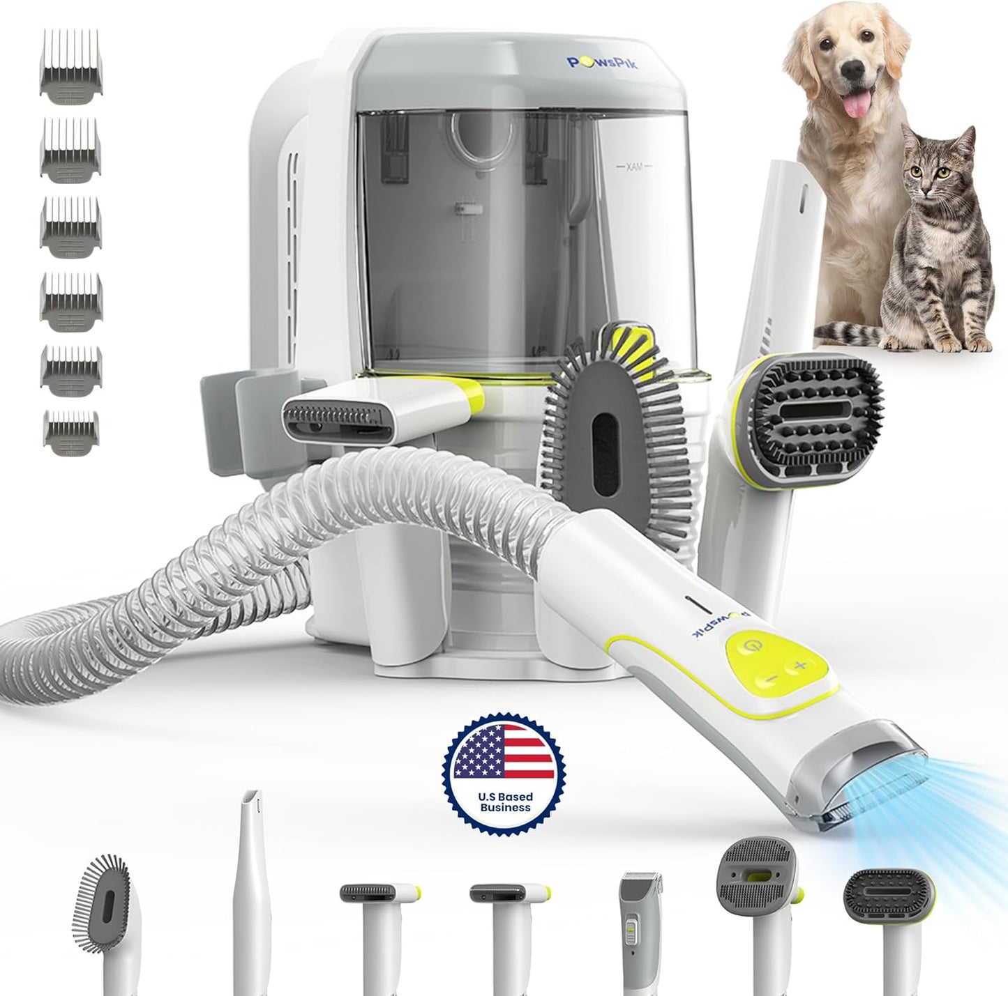 PAWSPIK Pro Grooming Vacuum - Ultimate Pet Care