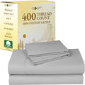 California Design Den Queen Sheets Set - Soft 400 TC Sateen
