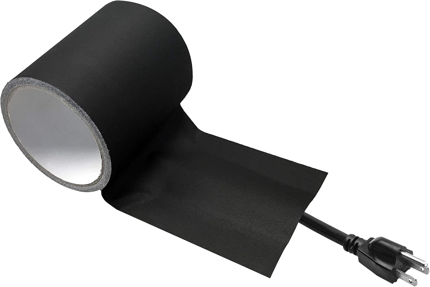 Electriduct Tunnel Tape for Cable Management - 6in x 100ft Black