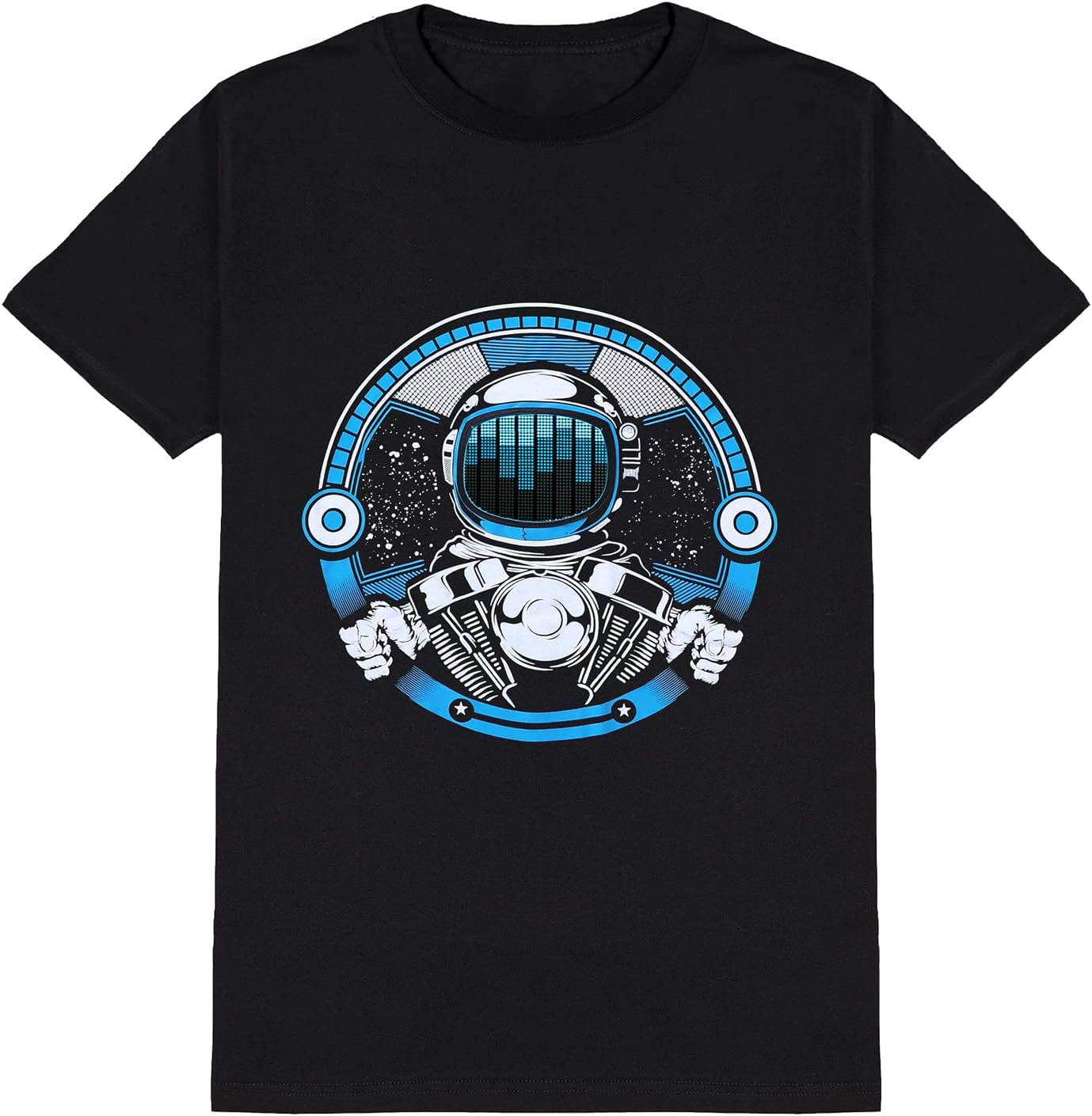 Sound Activated LED T-Shirt for Rave, Glow Party, Concert