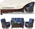 Patio Furniture Covers Waterproof 600D Rectangular Table Cover - Heavy