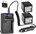 Kastar 2-Pack VW-VBN260 Battery and LCD AC Charger - Reliable