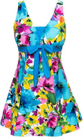 One Piece Swimdress for Women Plus Size - Tummy Control Shaping