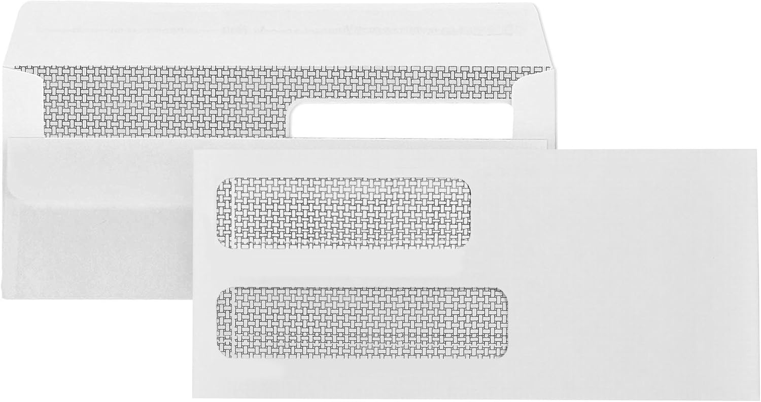 500 No. 10 Flip and Seal Double Window Security Envelopes Review