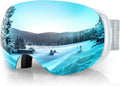 Ski Goggles OTG for Women Men Adult Youth - Interchangeable Lens