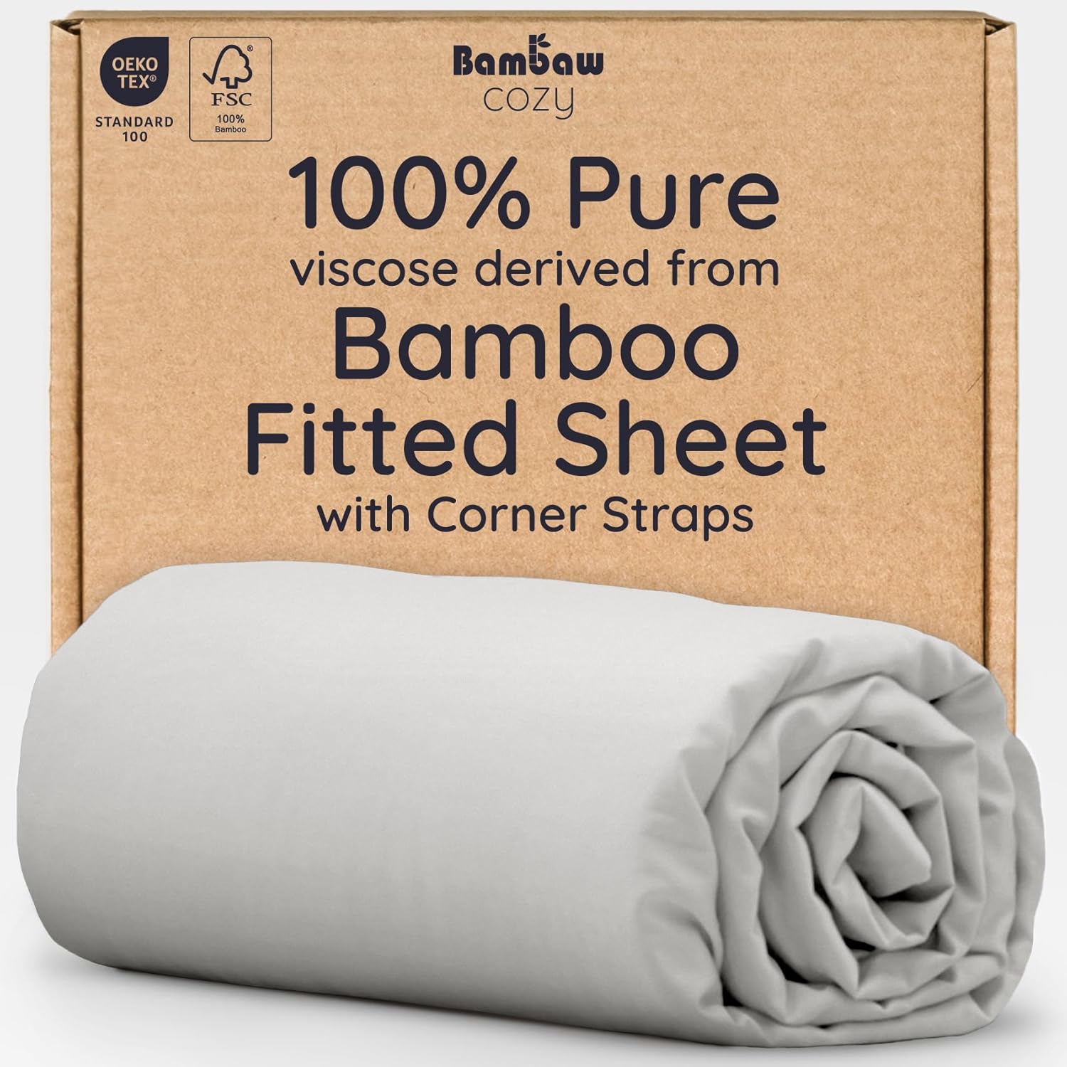 Bamboo Fitted Sheet Queen Size for Ultimate Cooling Comfort